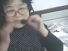 Amateur, Asian, Granny, Webcam