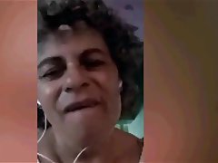 Brasilianisch, Oma, Reifen, Netznocken
