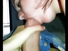 Amateur, Blowjob, Brünette, Selbstbefriedigung